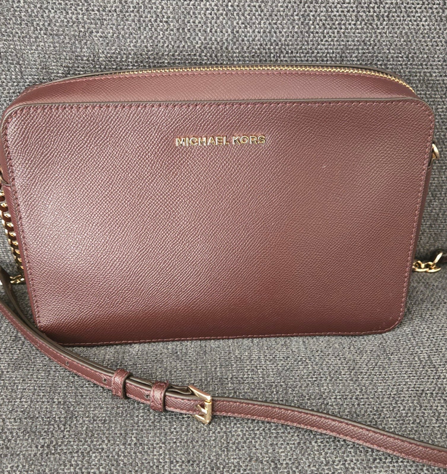 Michael Kors Set Large Saffiano Leather Crossbody Bag