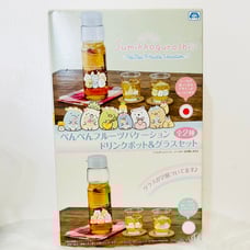 San-x - Sumikkogurashi Glass Bottle & Cups Set