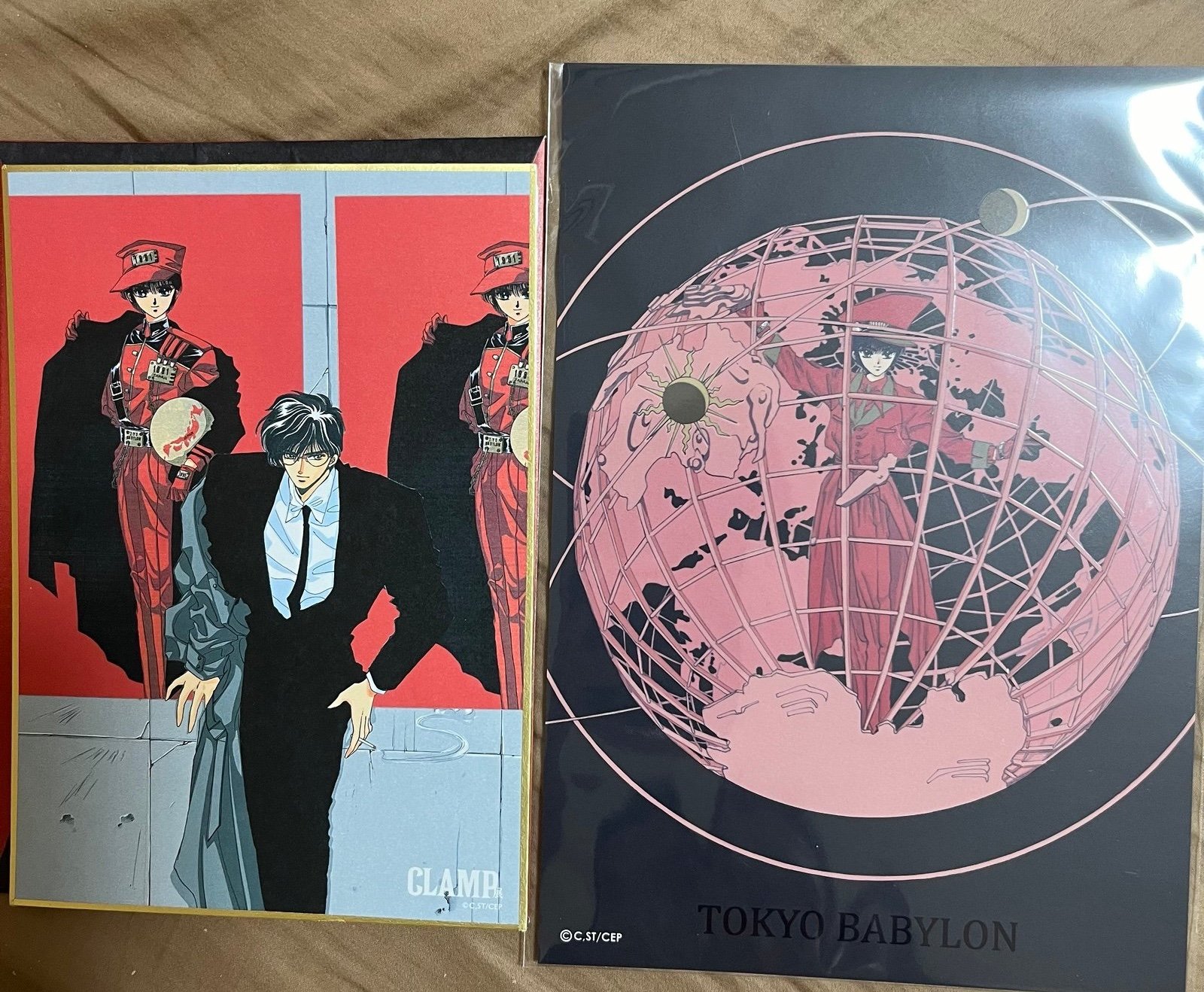 Clamp Babel X 1999 Tokyo Babylon shikishi visual illustration card