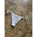 Skims Signature Swim Dipped Tie Bottom Snow Size Medium