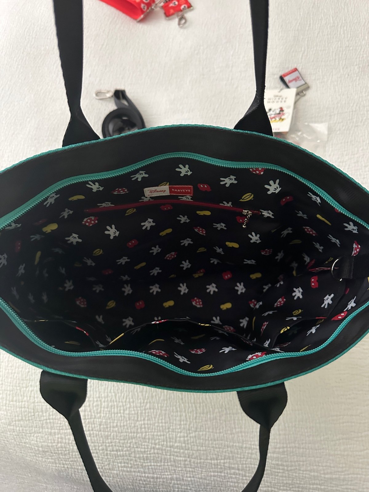Harveys Mickey and factory Minnie 1980’s Tote