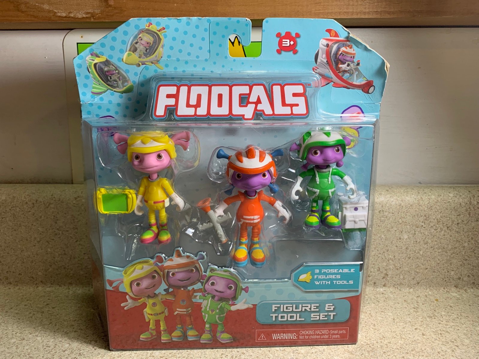 Very Rare Floogals Tv Show Just Play 3 Figure Toy Set New Sealed!