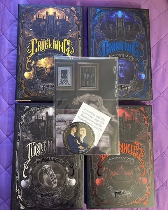 Royal elite rina kent books for days part one with overlays (HAND SIGNED)