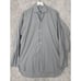 Hilditch & Key French Cuffs Shirt Mens 16.0 Gray/White Striped Long Sleeve