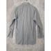 Hilditch & Key French Cuffs Shirt Mens 16.0 Gray/White Striped Long Sleeve