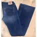 TRUE RELIGION BOOT CUT JEANS MID-DARK WASH SIZE 27