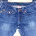 TRUE RELIGION BOOT CUT JEANS MID-DARK WASH SIZE 27