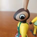Vintage Dept 56 Hand Painted Wooden Easter Bunnies