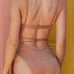 Isabella Rose Women's Marseille High Leg One Piece Swimsuit Size S.
