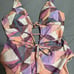 Isabella Rose Women's Marseille High Leg One Piece Swimsuit Size S.