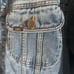 Vintage Lee Men's Light Blue Denim Jean Jacket Size Large Unisex Jacket