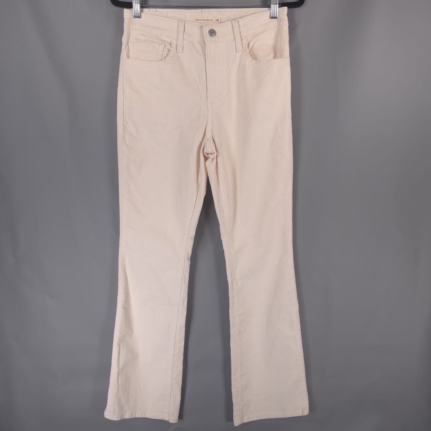 Levi’s 725 HIGH RISE BOOTCUT Corduroy Pants Soft Stretch 18759-0142 Size W28 L32