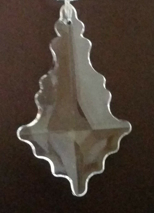 48 Clear Acrylic Crystal Prisms Pendants