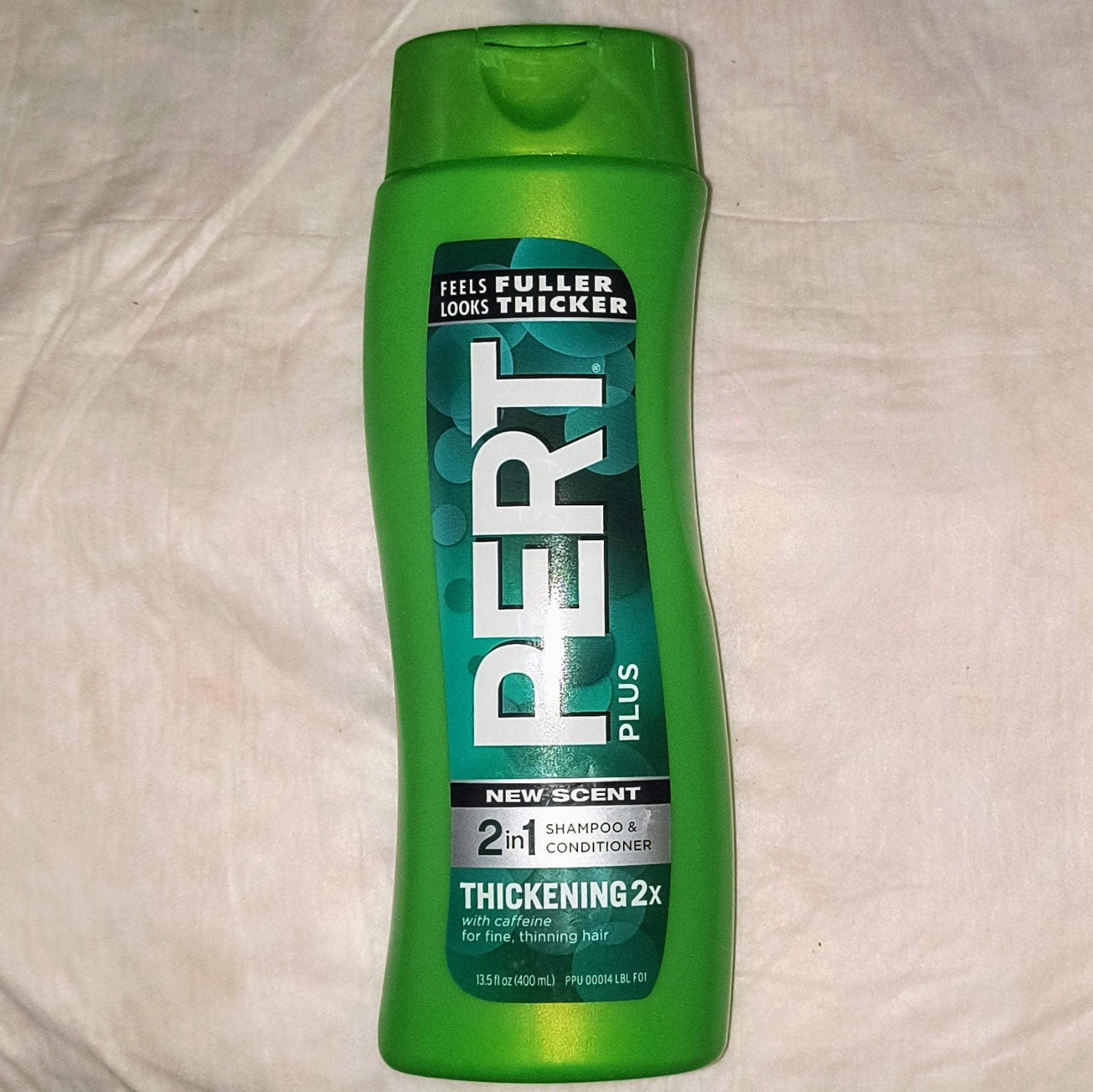 PERT PLUS 2X 2 IN 1 THICKENING SHAMPOO AND CONDITIONER WITH CAFFEINE