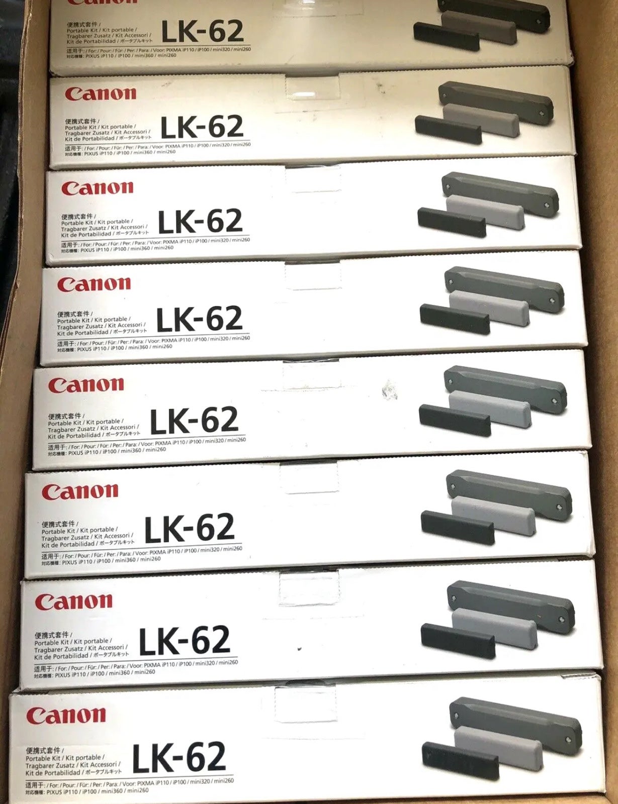 Canon LK-62 portable battery kit FIVE PACK