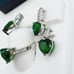 925 Sterling Silver Cubic Zircon Jewelry Set, UU1P7A7107