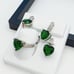 925 Sterling Silver Cubic Zircon Jewelry Set, UU1P7A7107