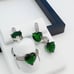 925 Sterling Silver Cubic Zircon Jewelry Set, UU1P7A7107