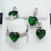 925 Sterling Silver Cubic Zircon Jewelry Set, UU1P7A7107