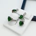 925 Sterling Silver Cubic Zircon Jewelry Set, UU1P7A7107