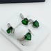 925 Sterling Silver Cubic Zircon Jewelry Set, UU1P7A7107