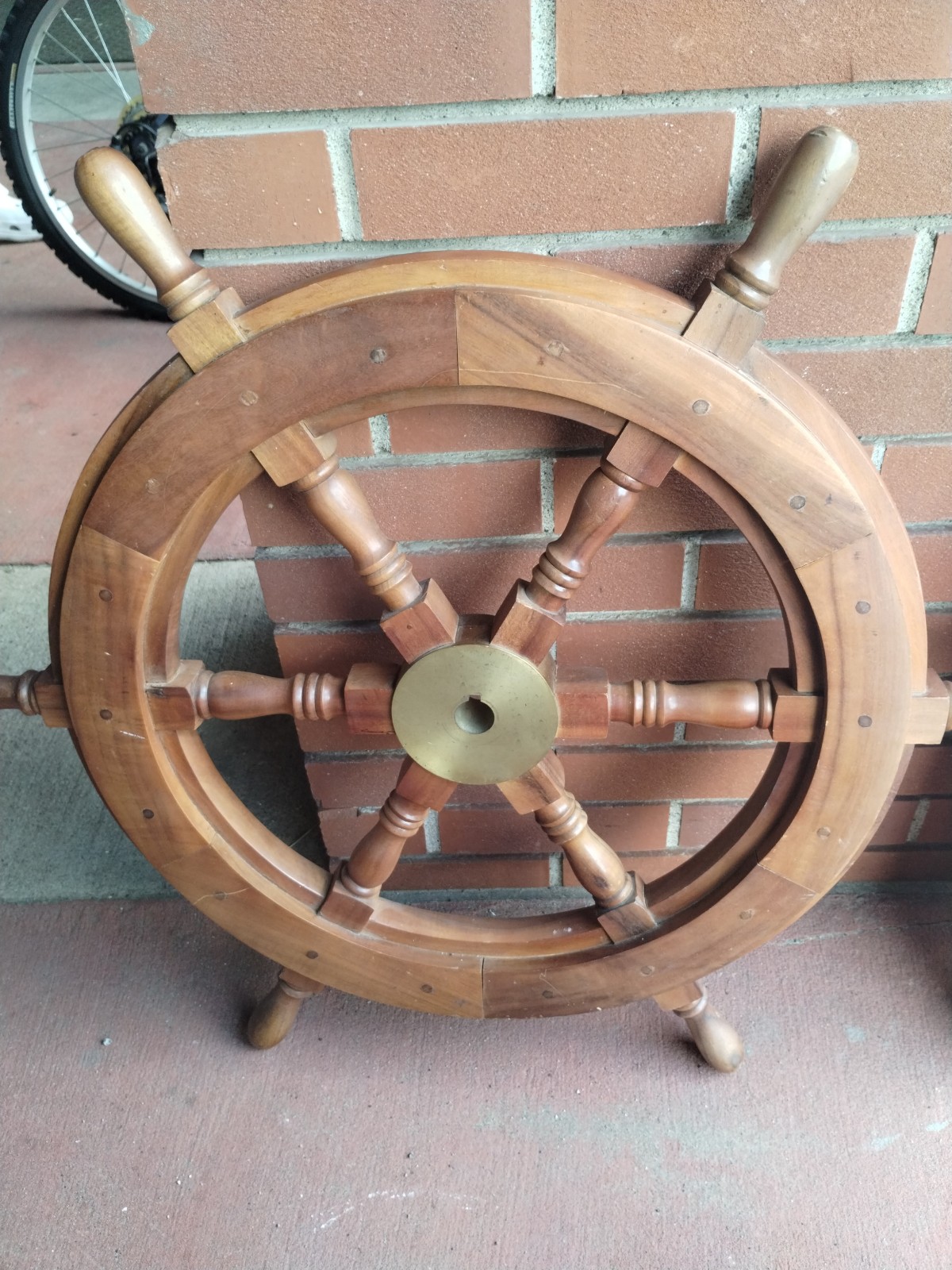 Vintage 30inch ship steering wheel