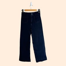 Pilcro Black Wide Leg Jeans