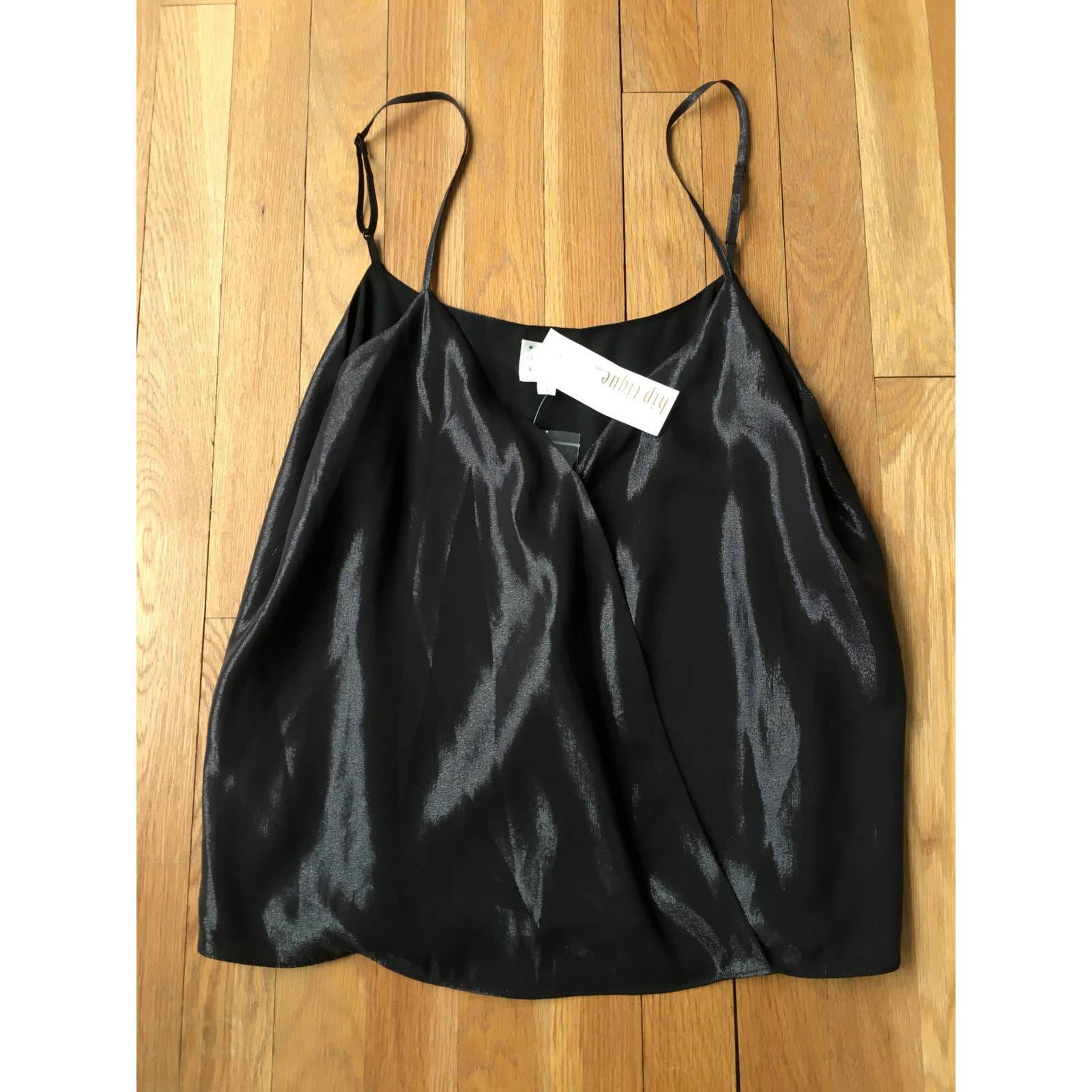 Parker $188 Pixie Black Silk Tank Top L