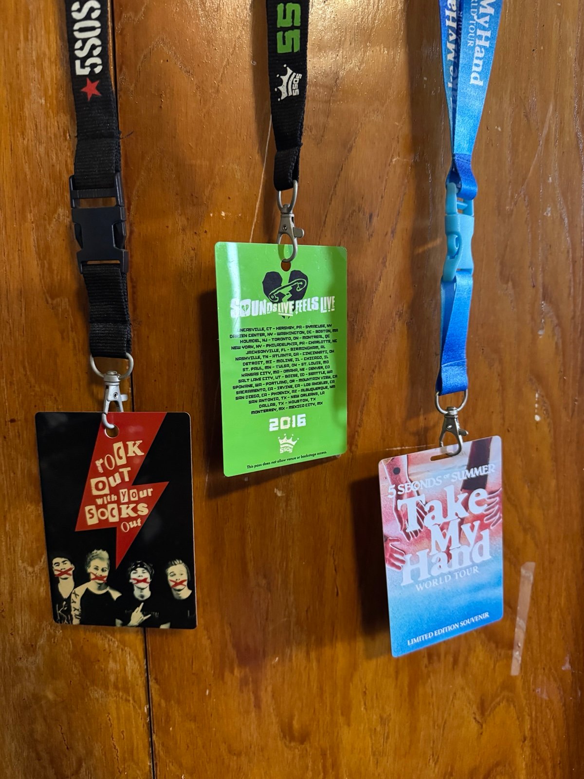 5sos Tour Lanyards