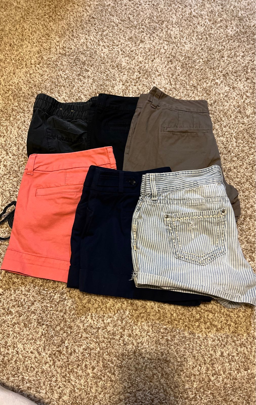 6 Pair womens shorts size 4