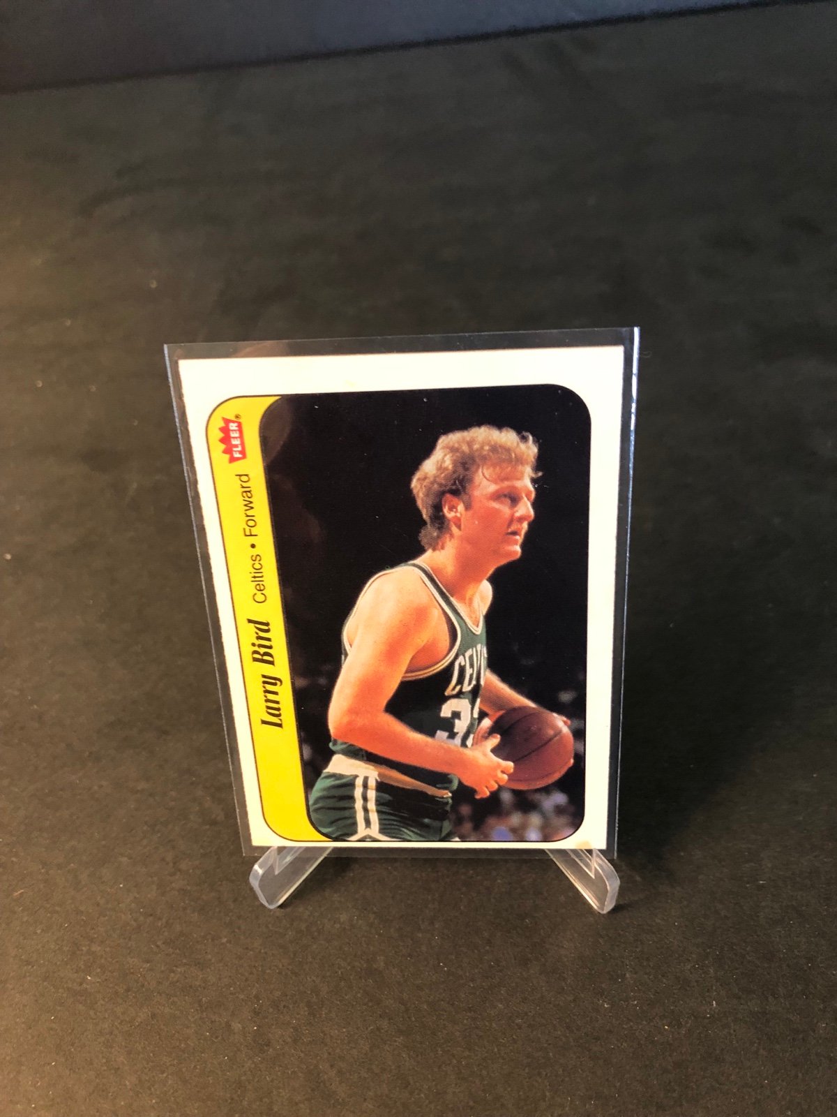 LARRY BIRD 1986/87 FLEER STICKER #2 HOF BOSTON CELTICS MINT CONDITION VINTAGE
