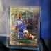 Karl Malone fleer metalized jazz nba basketball