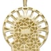 *NEW* BAYAM 10K YELLOW & WHITE GOLD DIAMOND CUT JESUS HEAD PENDANT CHARM CHAIN
