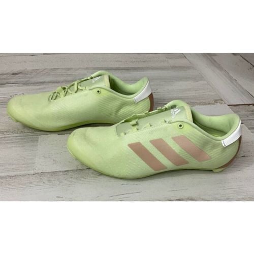 Adidas The Road Cycling Shoes Mens Size 8.5 Lime Pulse Green Copper