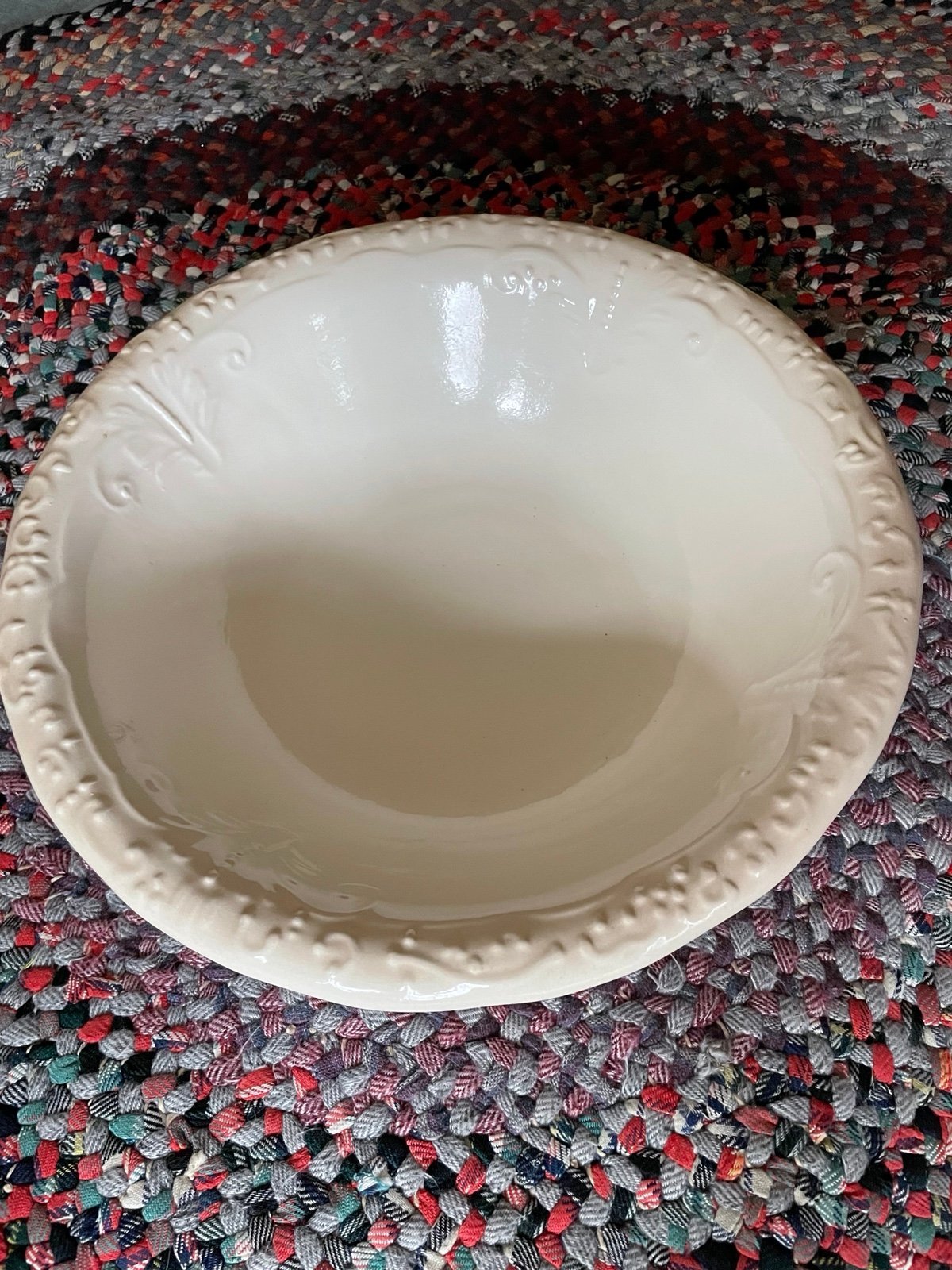 Antique Ironstone Wash Basin
