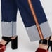 NEW - Mother Denim The Duster Cuff Fray Straight Jeans - Size 25 - 298