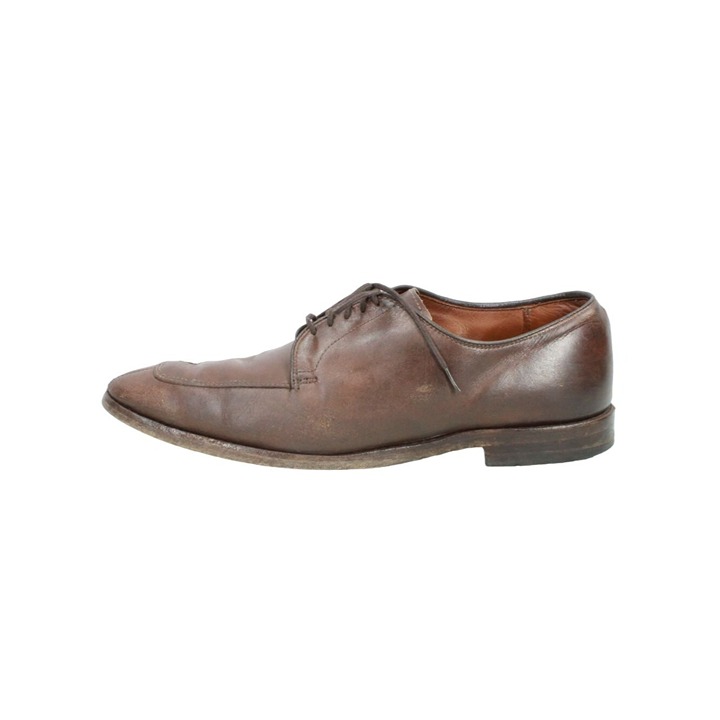 Allen Edmonds Men's Brown Leather Lace Up Split Toe Dress Shoes Size 10.5 D Allen Edmonds Men's Brown Leather Lace Up Split Toe Dress Shoes Size 10.5 D