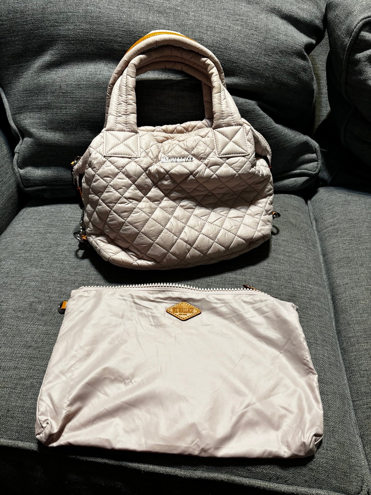 MZ Wallace light pink handbag