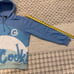 Berner Cookies Clothing Women’s Large Pullover Hoodie Embroidered Baby Blue 420