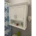Bathroom Wall Mount Storage Medicine Cabinet with Shelf - White