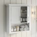 Bathroom Wall Mount Storage Medicine Cabinet with Shelf - White