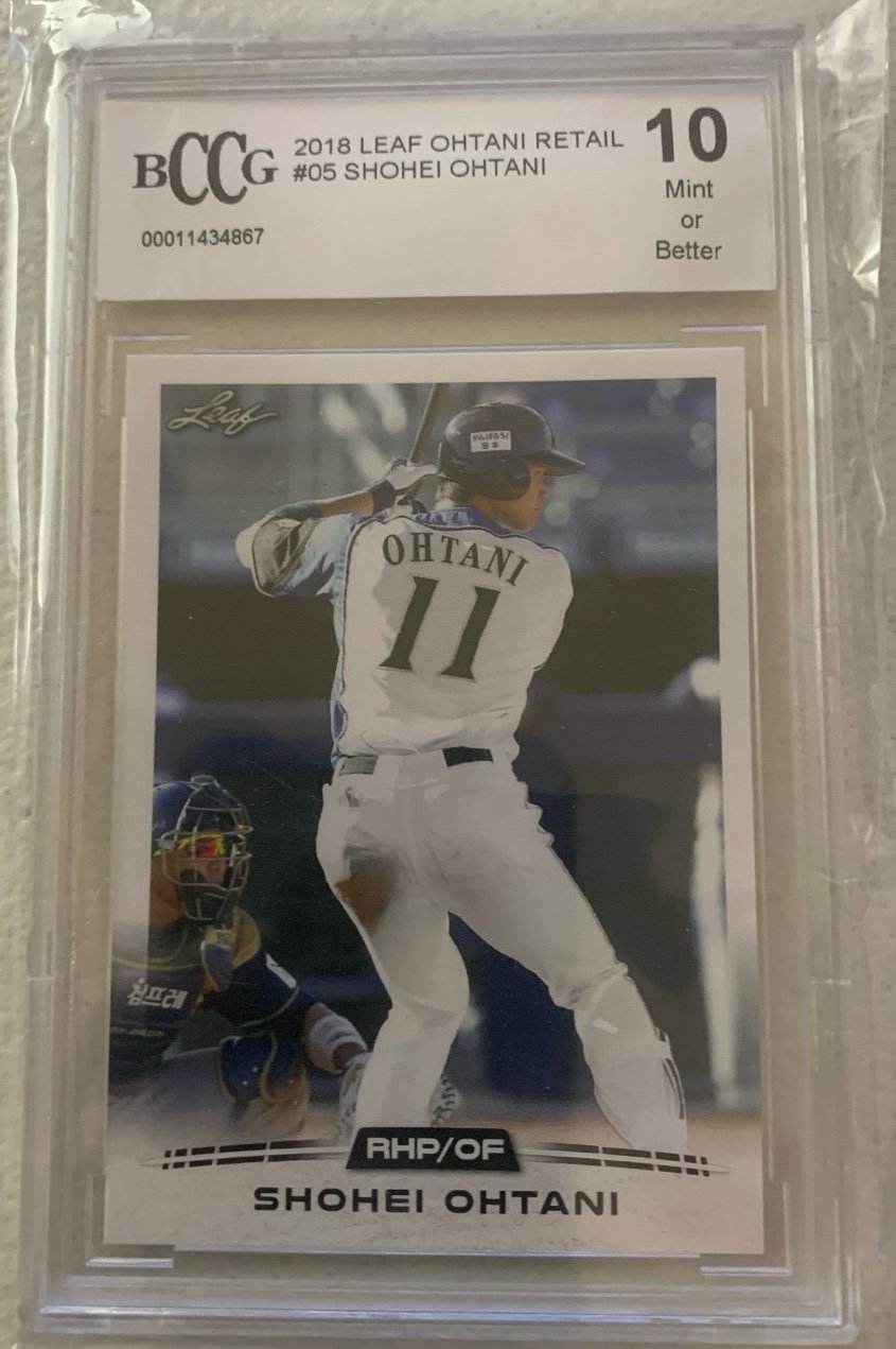 2018 Leaf Shohei Ohtani BCCG 10 #05