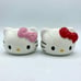 Hello Kitty Sanrio Co. Ltd. Salt & Pepper Shaker Set 2012 Pink & Red Bows NWOB