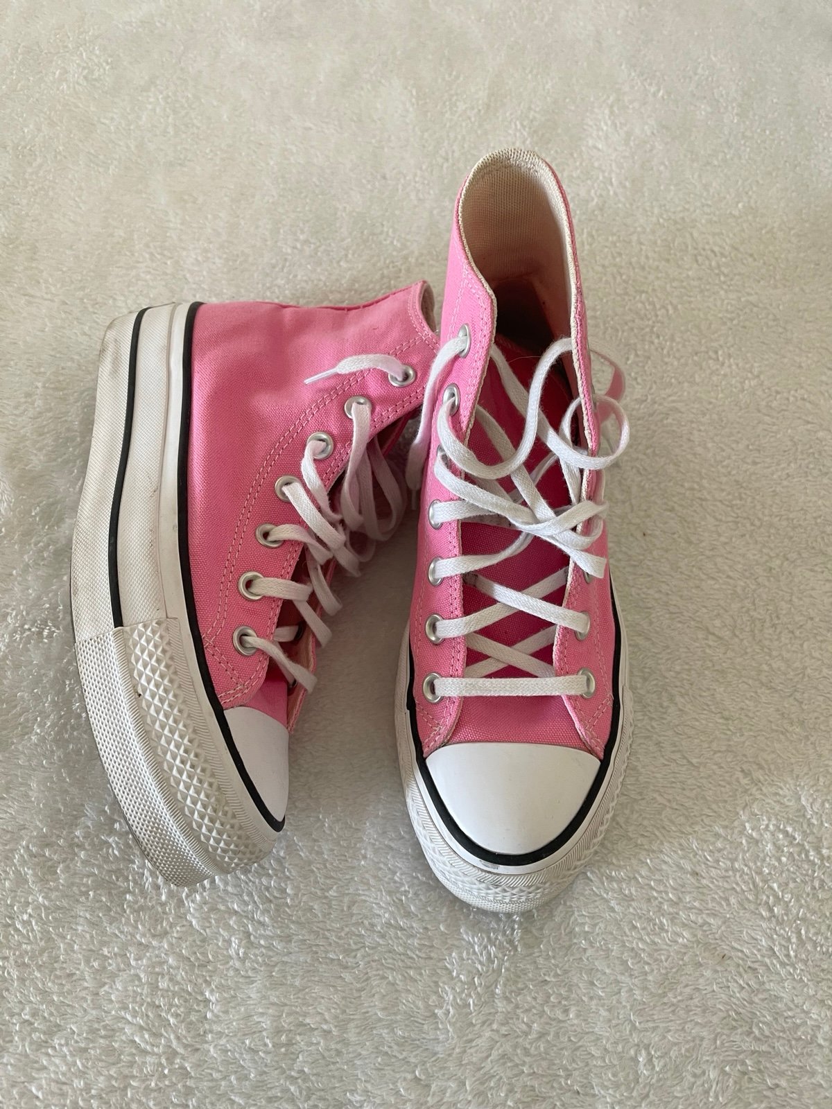 Pink High Top Converse