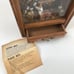 VINTAGE Motion Music Box Diorama Fantasy Butterfly & Deer - Over the Rainbow