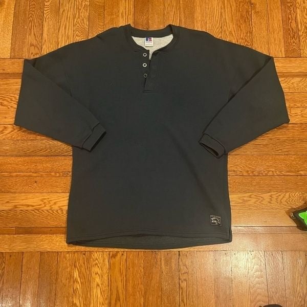 Vintage Russell button up pullover