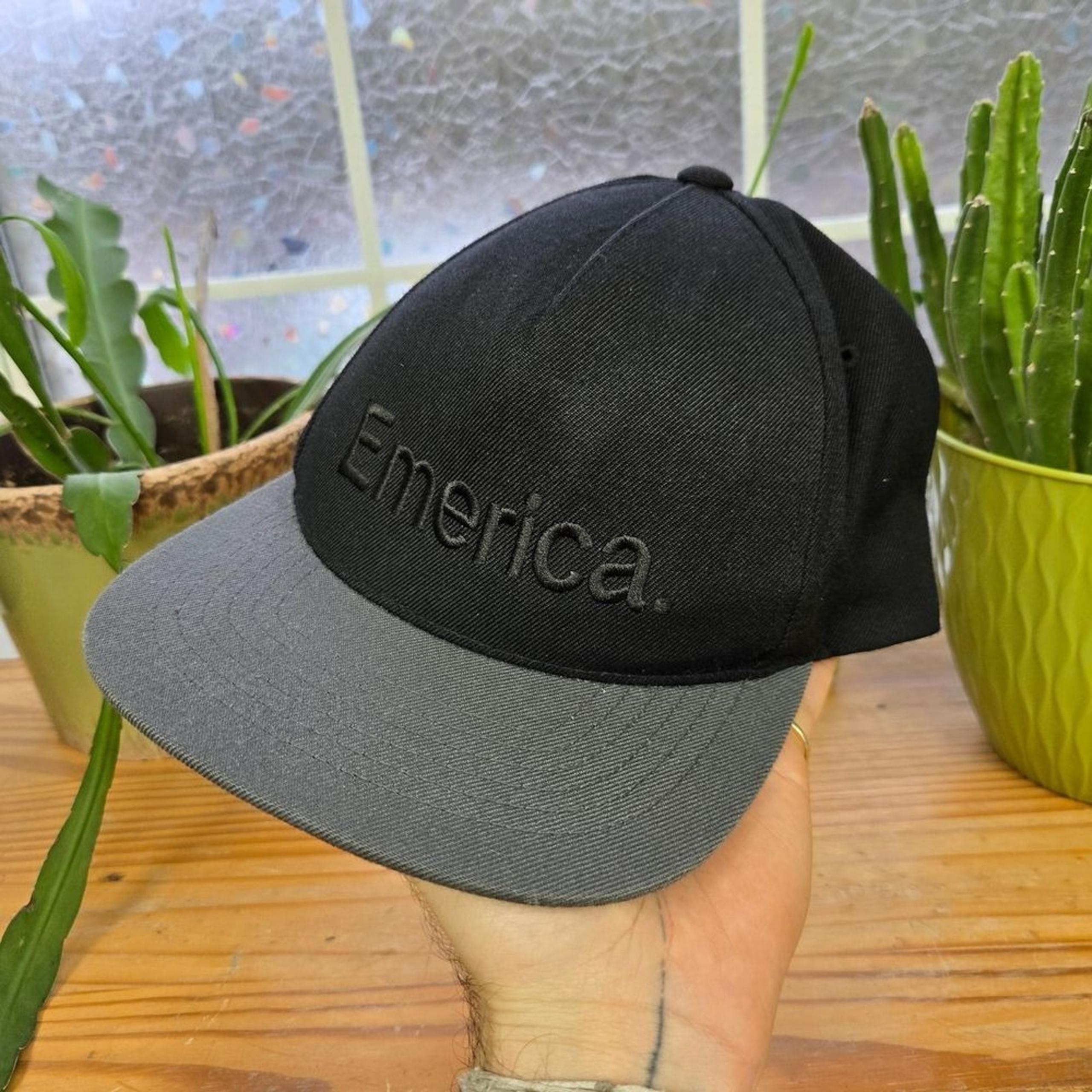 EMERICA Snapback Flatbill Hat Cap Skateboard Sk8 Pre-Owned GUC One Size Fits All