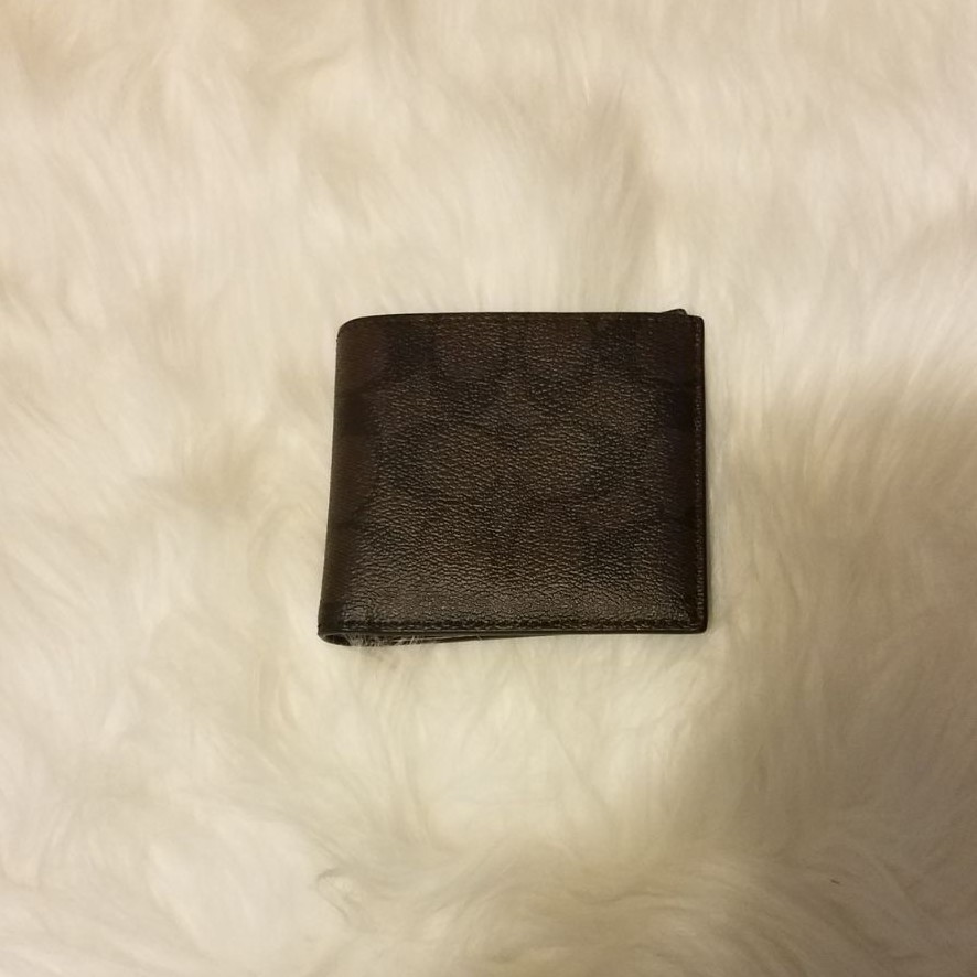 Nwt Coach Men's Compact Wallet