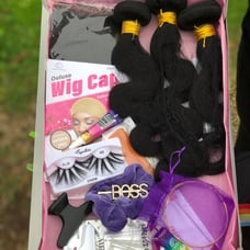 Human Hair Closure + Bundles Box