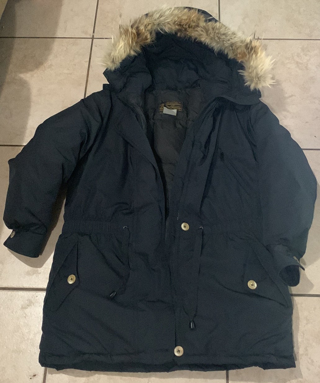 Eddie Bauer WeatherEdge Premium Goose Down Faux Fur Hooded